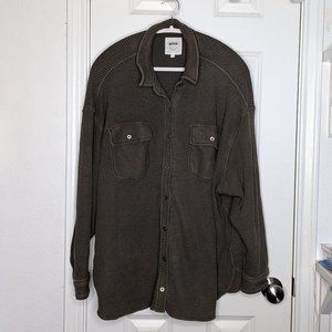 NWOT Aerie Olive Green LumberJane Shacket L